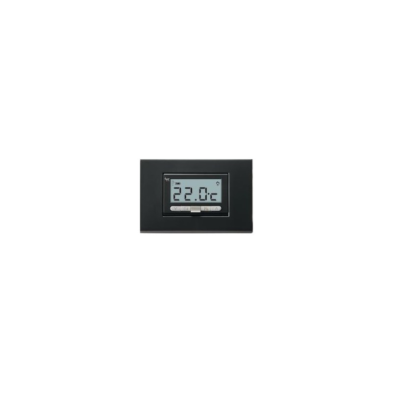 Bpt termostato digitale incasso grigio compatibile Vimar BTicino Gewiss -  TA350 TA/350