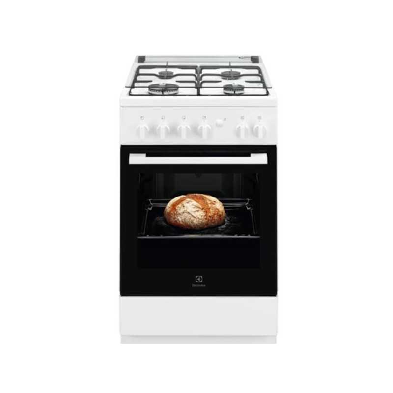 NUOVO MODELLO CUCINA GAS LKK500000W A 50CM BIANCO Electrolux Cod. 943005284 Cucine Con Forno e Piano Cottura Elettrici