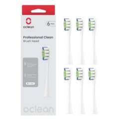 NUOVO MODELLO PROFESSIONAL CLEAN-6 PACK BIANCO Oclean Cod. C04000276 Igiene Orale Spazzolini Elettrici