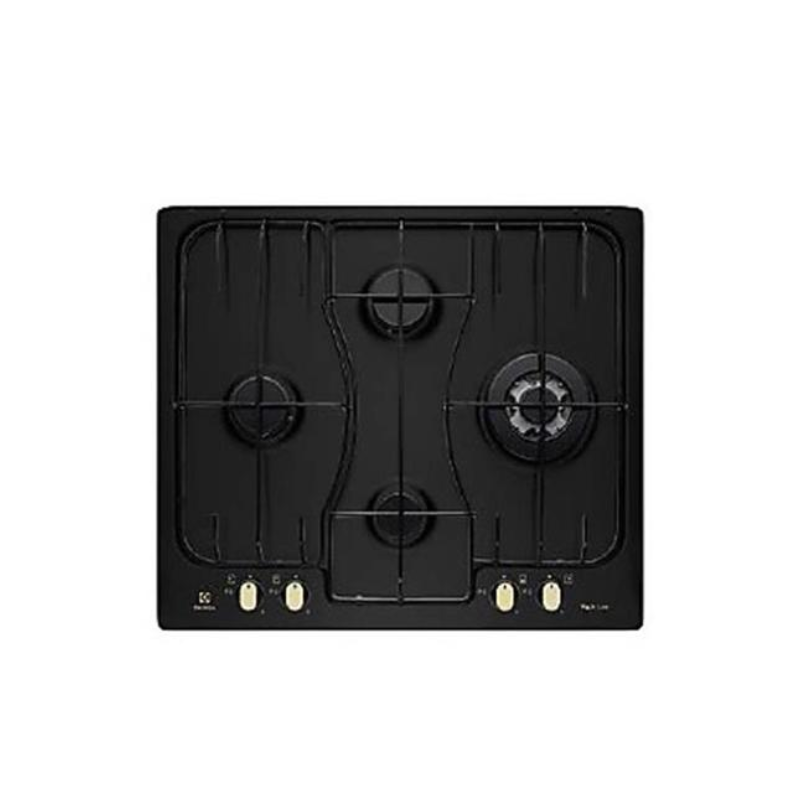 NUOVO MODELLO PIANO GAS RGG6243LOR 60CM 4F NERO Electrolux Cod. 949640235 Piani Cottura A Gas