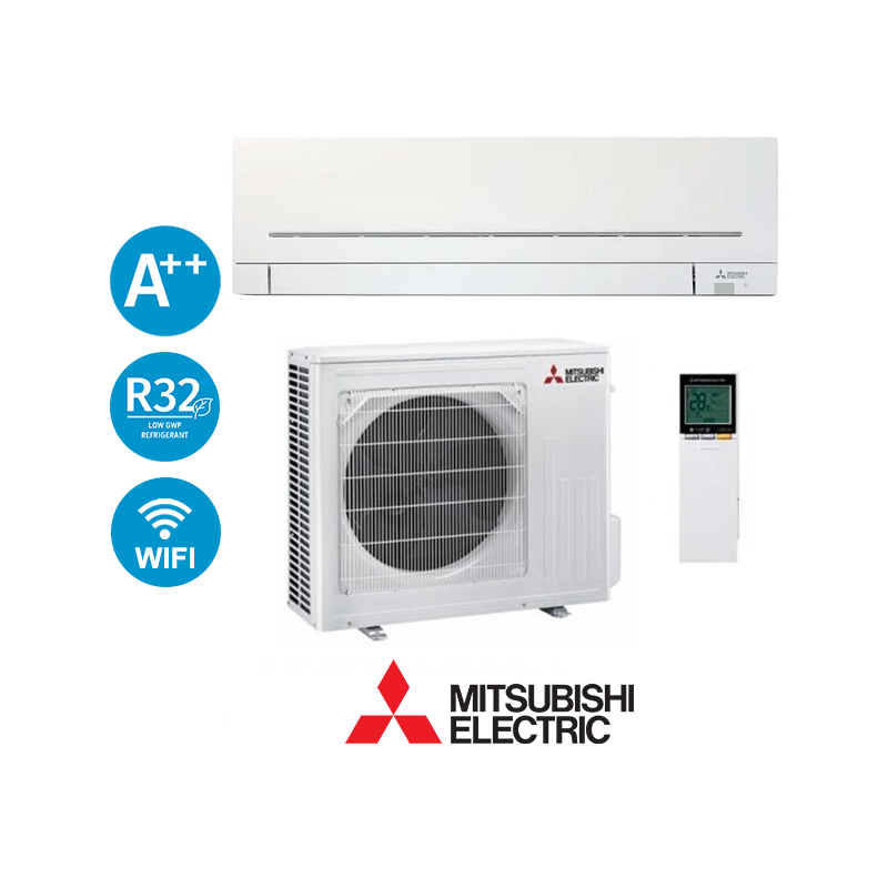 NUOVA VERSIONE Climatizzatore Condizionatore Mitsubishi 21000 BTU MSZ-AP60VGK + MUZ-AP60VG A++/A++ WiFi integrato