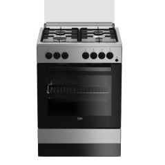 NUOVO MODELLO BEKO CUCINA 60X60 FSE62110DX Beko Cod. 7737488635_ Cucine Con Forno a Gas e Piano Elettrico