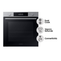 NUOVO MODELLO FORNO DUALCOOK 76L A+VAPWIFI Samsung Cod. NV7B44403BS Forni Elettrici