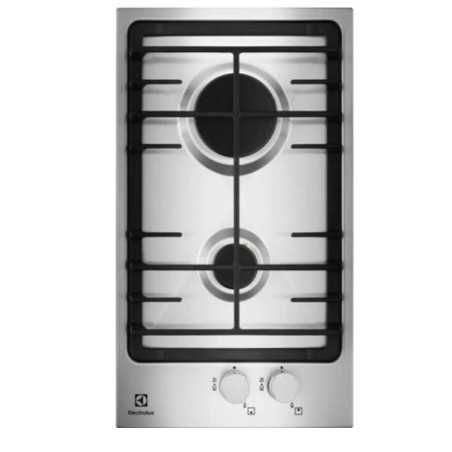 NUOVO MODELLO PIANO GAS DOM EGG3322NVX 29CM 2F Electrolux Cod. 949738236 Piani Cottura A Gas