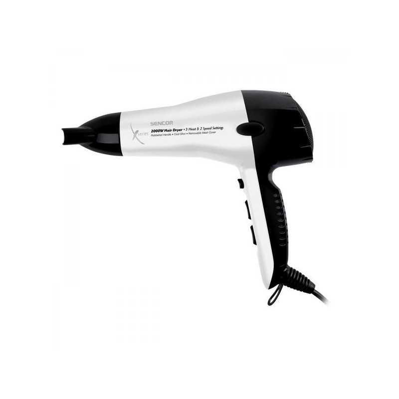 NUOVO MODELLO ASCIUGACAPELLI BIANCO Sencor Cod. SHD_6600W Cura Capelli Phon