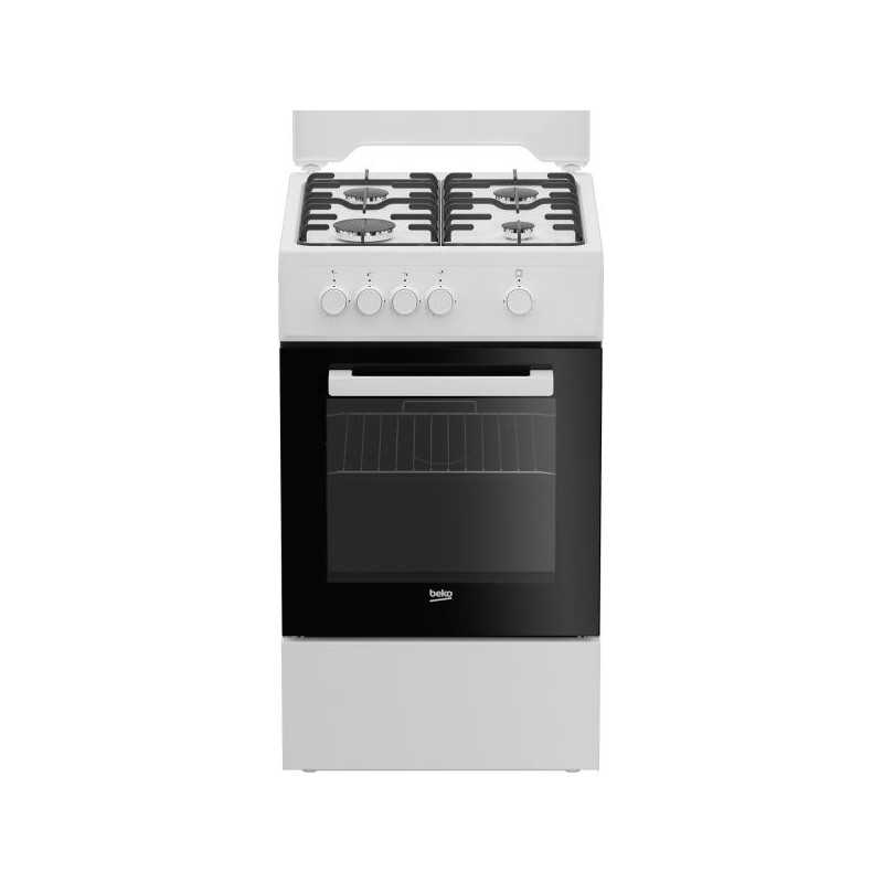 NUOVO MODELLO CUCINA FSG522DWC 50X60 FORNO GAS+4 Beko Cod. 7787187654 Cucine Con Forno a Gas e Piano Elettrico