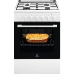 NUOVO MODELLO CUCINA GAS LKK600000W A 60CM BIANCO Electrolux Cod. 943005292 Cucine Con Forno e Piano Cottura Elettrici