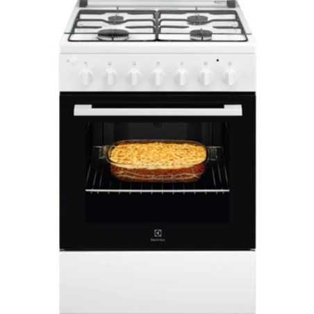 NUOVO MODELLO CUCINA GAS LKK600000W A 60CM BIANCO Electrolux Cod. 943005292 Cucine Con Forno e Piano Cottura Elettrici