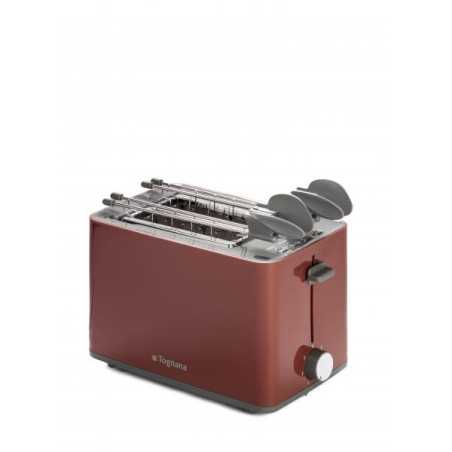 NUOVO MODELLO TOSTAPANE PINZE 850W  RED Tognana Porcellane Cod. D2DTN01IRROA Cottura Tostapane