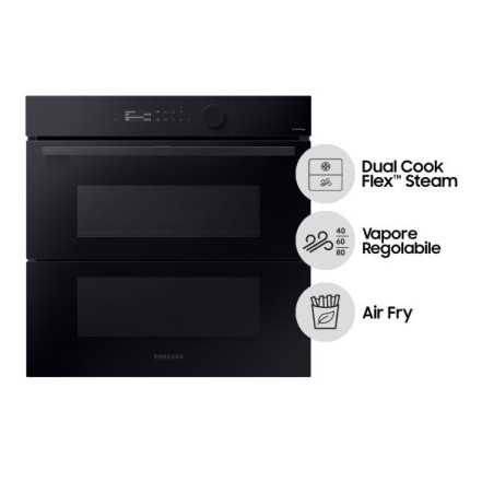 NUOVO MODELLO FORNO DUAL COOK FLEX 76L A+ NERO Samsung Cod. NV7B5760WBK Forni Elettrici