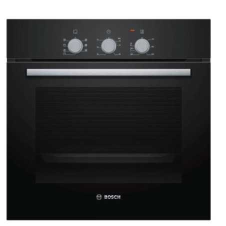 NUOVO MODELLO FORNO 3 MANPOLE A 66L NERO Bosch Cod. HBF011BA0 Forni Elettrici