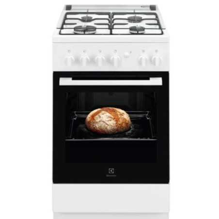 NUOVO MODELLO CUCINA GAS LKK500000W A 50CM BIANCO Electrolux Cod. 943005284 Cucine Con Forno e Piano Cottura Elettrici